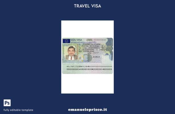 modello di visto Schengen per la Lituania in stile verificato dal modello dell'a